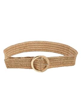 Cinto Pieces Pclana bege para mulher.