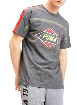 T-Shirt Puma LuXTG Cinza Para Homem