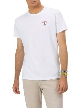 Camiseta El Pulpo Travel Family branca para homem