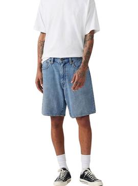 Bermudas Levis 468 Stay Loose azul para homem.
