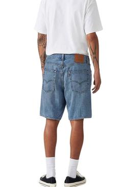 Bermudas Levis 468 Stay Loose azul para homem.