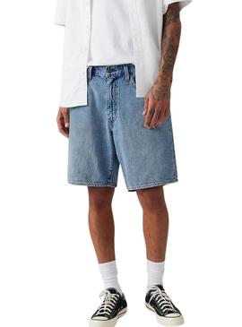 Bermudas Levis 468 Stay Loose azul para homem.