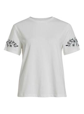 Camiseta Vila Visybil branca para mulher.
