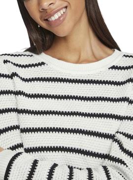 Camisa branca e preta Vila Vidalo para mulher.