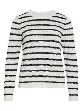 Camisa branca e preta Vila Vidalo para mulher.