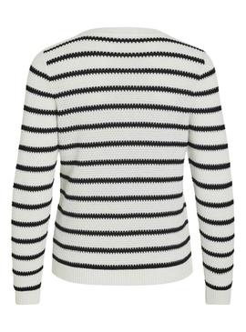 Camisa branca e preta Vila Vidalo para mulher.