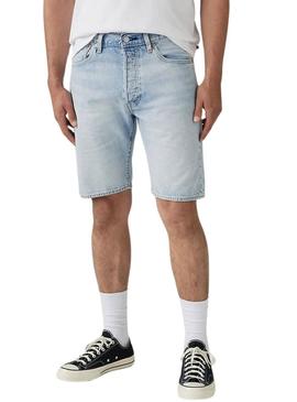 Bermudas Levis 501 Original azul para homem
