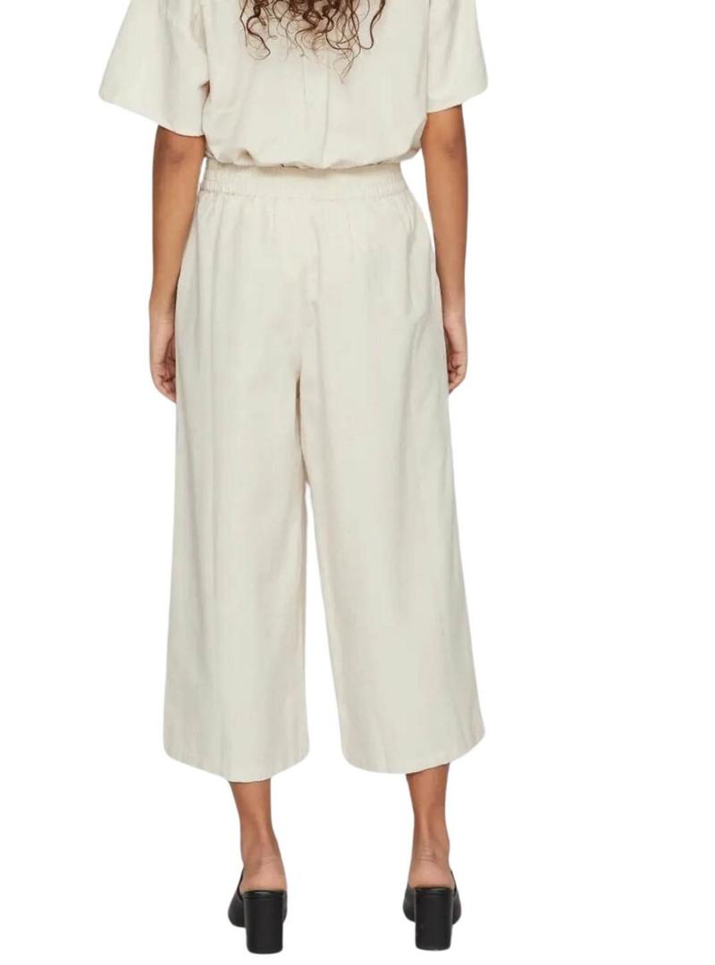 Calça Vila Viprisilla bege para mulher