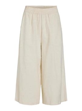 Calça Vila Viprisilla bege para mulher