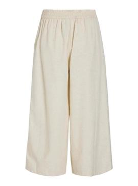 Calça Vila Viprisilla bege para mulher