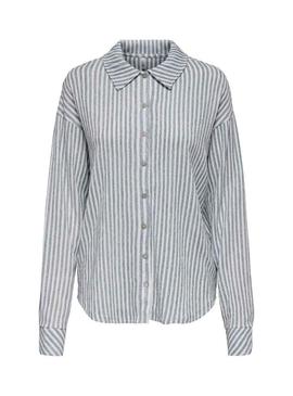 Camisa Only Lottie azul para mulher