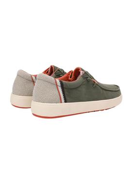 Sapatos Walkin Pitas Canna verde para homem