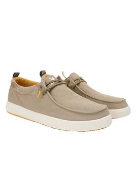 Sapatos Walkin Pitas Wallabi Biarritz bege para homem.