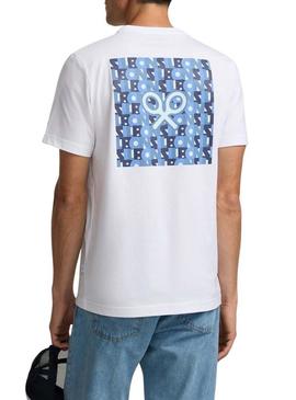 Camiseta Silbon Lettering branca para homem