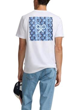 Camiseta Silbon Lettering branca para homem