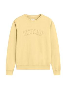 Moletom Ecoalf Koloaalf amarelo para homem.