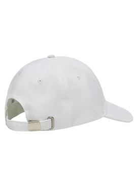 Boné Calvin Klein Jeans Monologo Embroidery branco para homem