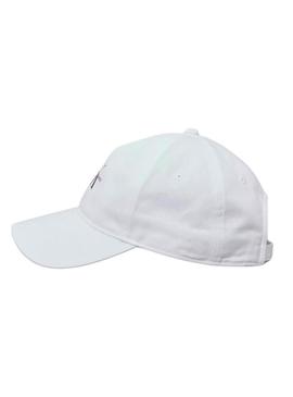 Boné Calvin Klein Jeans Monologo Baseball branco para homem.