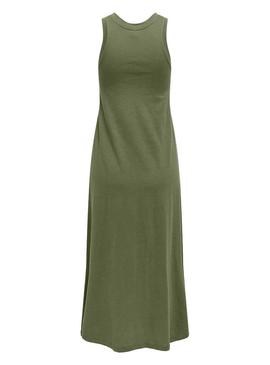 Vestido verde Only May para mulher.
