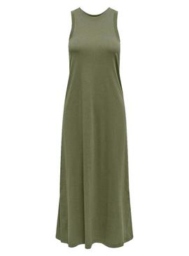 Vestido verde Only May para mulher.