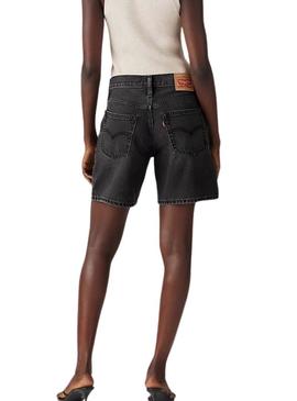 Bermudas Levis 94 Baggy preto para mulher