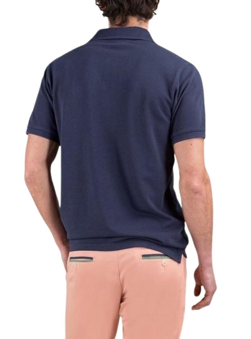  Polo El Ganso tingida de azul marino para homens.