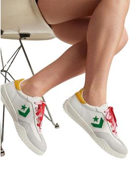 Sapatilhas Converse Run Star Trainer multicoloridas para mulher.