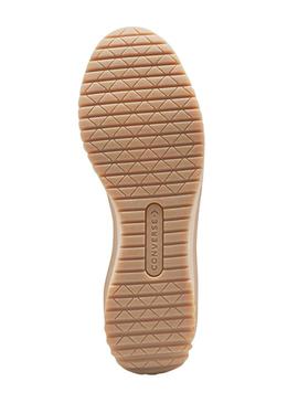Tênis Converse Run Star Trainer em camurça camel para mulher.
