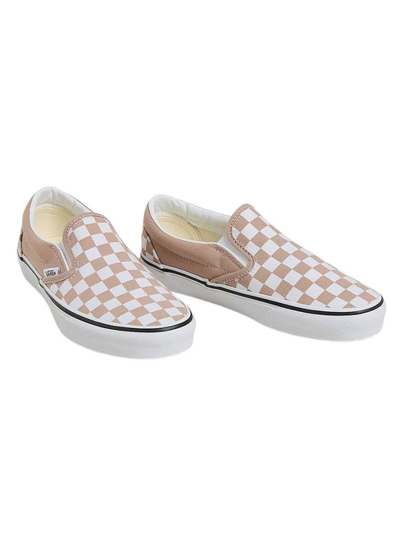   Classic Slip-On COLOR THEORY CHECKERBOARD Warm Tau.