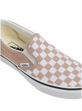   Classic Slip-On COLOR THEORY CHECKERBOARD Warm Tau.