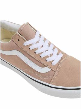 Sapatilhas Vans Old Skool rosa para mulher.