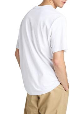 Camiseta Vans Salon Loose branca para homens.