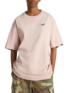 Camisa Vans Style 76 rosa para homem.