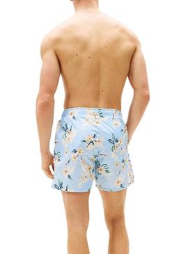 Fato de banho Tommy Hilfiger com cordão estampado floral para homem