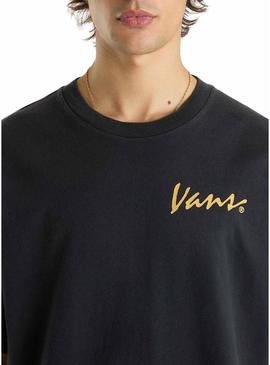 Camiseta Vans Baked preta para homem.