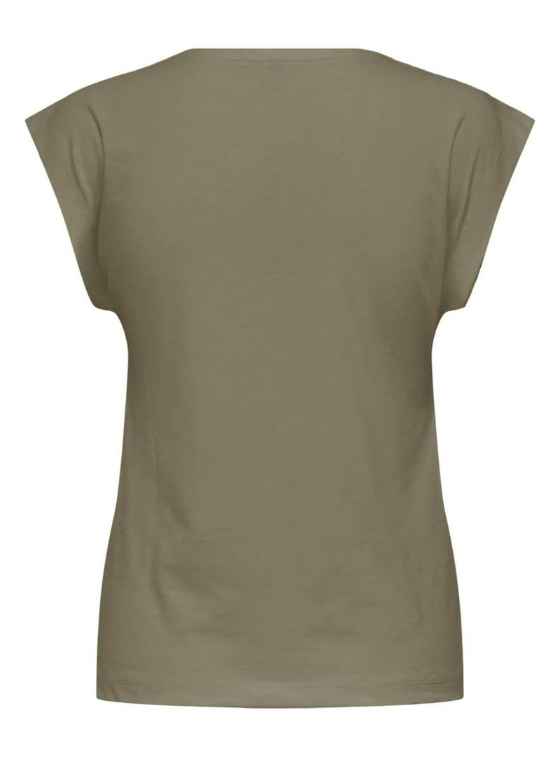Camiseta Only Delia verde para mulher