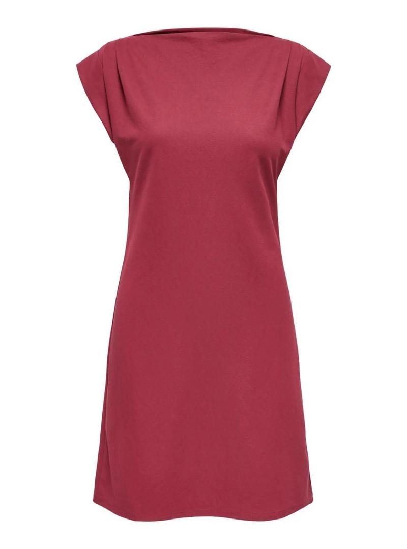 Vestido Only Jany granate para mulher