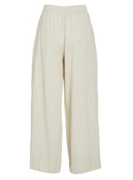 Calça Vila Etni bege para mulher