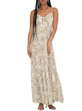 Vestido Only Chiara bege para mulher