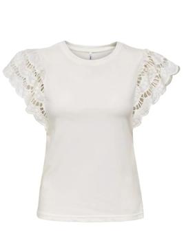 Camisa branca Only Macy para mulher.