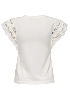 Camisa branca Only Macy para mulher.