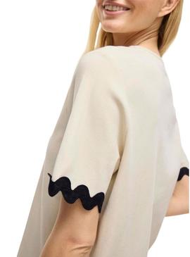 Top Vila Calisa bege para mulher