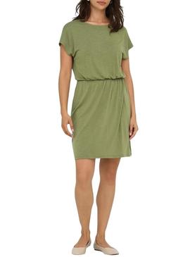 Vestido Only Freda Batsleeve verde para mulher