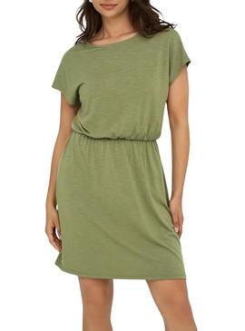 Vestido Only Freda Batsleeve verde para mulher