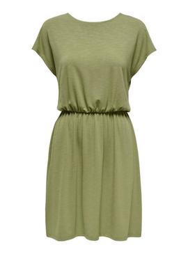 Vestido Only Freda Batsleeve verde para mulher