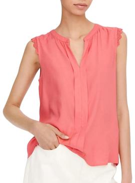 Blusa Only Kimmi Coral para mulher.