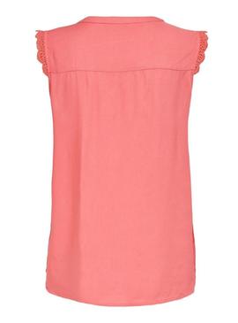 Blusa Only Kimmi Coral para mulher.