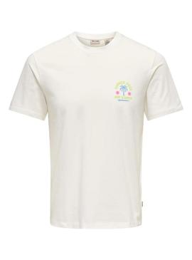 Camiseta Only and Sons Magnus Summer para homem.