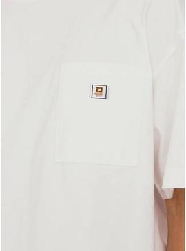 Camisa Only and Sons King Loose branca para homem.