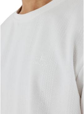 Camiseta Project X Paris em malha branca para homem.